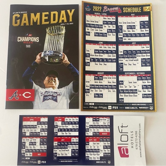 Braves 2022 Schedule - Picture 2 of 2